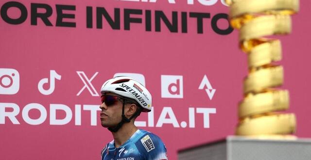 photo mikel landa a été contraint à l’abandon après une lourde chute à la fin de la première étape du giro 2025. © luca bettini / afp