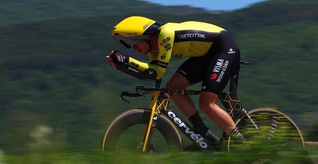 photo l’italien edoardo affini (visma?lease a bike) lors de la 7e étape du tour d’italie, le 10 mai 2024. © luca bettini / afp
