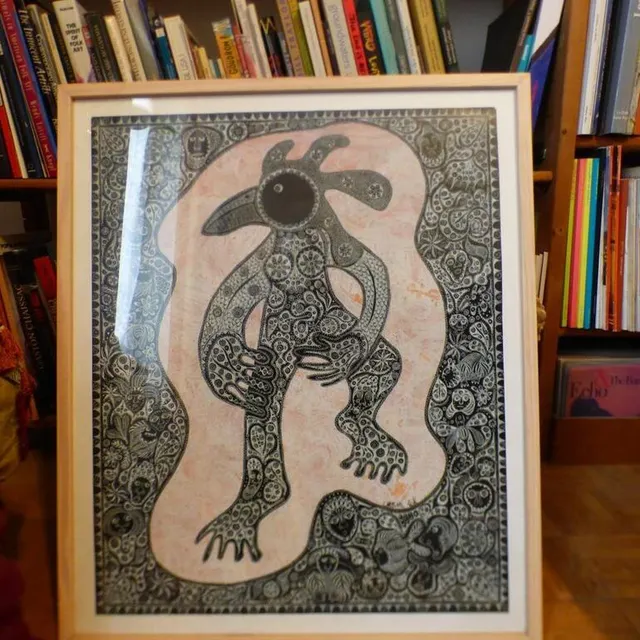 photo un « dessin dentelles » de jean-michel chesné.  ©  ouest-france