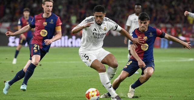 photo le clasico tourne en faveur du fc barcelone cette saison. © josep lago/afp