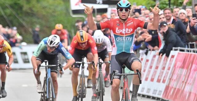 photo le belge arnaud de lie lors de sa victoire en 2024. © loïc l’huillier / ouest france