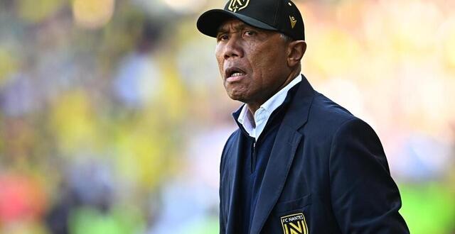 photo antoine kombouaré, l’entraîneur du fc nantes, doit voir ses joueurs prendre au moins un point contre montpellier lors de la 34e journée pour se maintenir en ligue 1. © franck dubray / ouest france