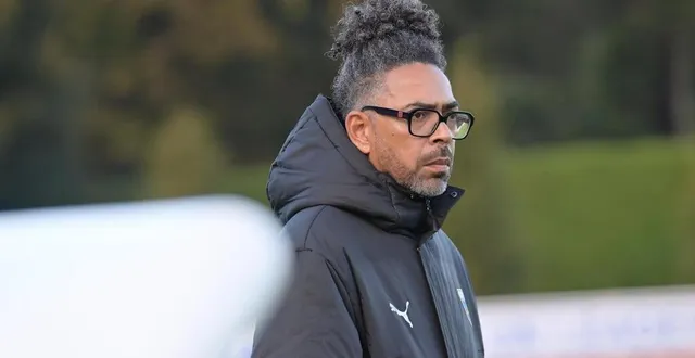 photo  eric fouda et le bayeux fc ont dit au revoir au barrage d’accession en national 3 en tombant sur la pelouse de mézidon (4-1), dimanche 11 mai 2025.  &copy;  guillaume marie 