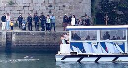 Info insolite  un dauphin a fait le spectacle dans le chenal d’entrée du port de concarneau (finistère) ce samedi 10 mai. 