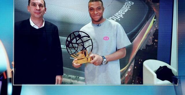 photo kylian mbappé a été élu meilleur joueur français évoluant à l’étranger. © afp