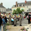photo  lors de la cérémonie au monument aux morts. 