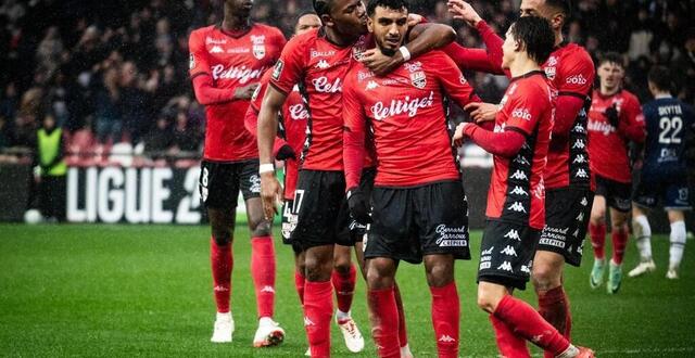 photo les guingampais devront remporter trois matches s’ils veulent accéder à la ligue 1 dès la saison 2025-2026. © kévin guyot