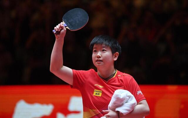 Sun Yingsha, vainqueure cette année de la Coupe du monde et tenante du titre aux Mondiaux. CHEN DUO / Xinhua via AFP photo sun yingsha, vainqueure cette année de la coupe du monde et tenante du titre aux mondiaux. © chen duo / xinhua via afp