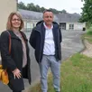 photo  les bois-d’anjou, le 7 mai 2025. sandro gendron, maire des bois-d’anjou, et sa première adjointe marie beaudusseau souhaitent que les enfants des bois-d’anjou reviennent sur le site de la lande de gruau à brion pour les vacances. 