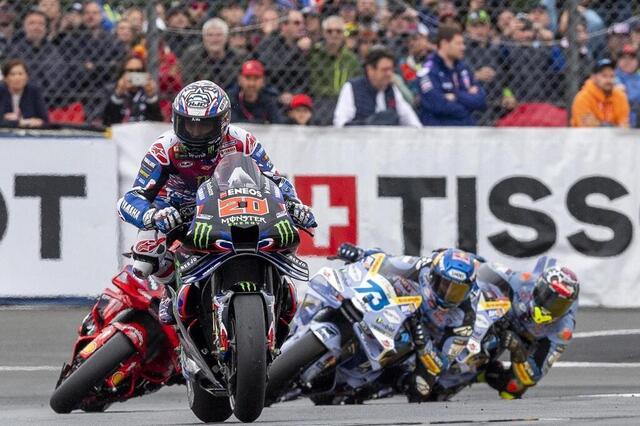 Fabio Quartararo peut espérer se mêler à la course aux premières places à l’avenir bien qu’il soit sur une moto moins performante que les Ducati. Mathieu Pattier / Ouest-France photo fabio quartararo peut espérer se mêler à la course aux premières places à l’avenir bien qu’il soit sur une moto moins performante que les ducati. © mathieu pattier / ouest-france