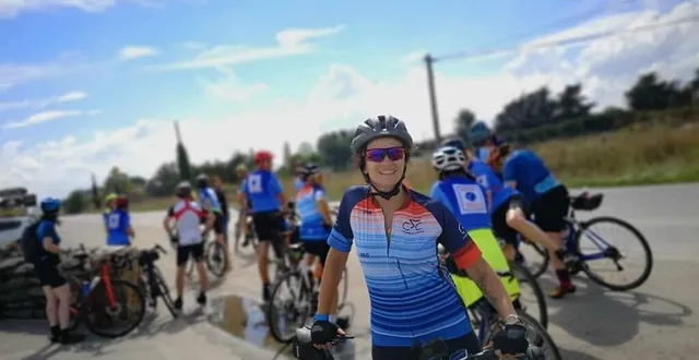 photo  mathilde piron, responsable rse (responsabilité sociétale des entreprises) dans un opco (opérateur de compétences), et grande amatrice de vélo, se lance dans l’organisation de la cyclo pour le climat.  &copy;  ouest-france 