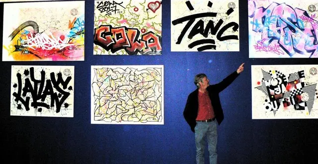 photo  l’exposition graff sur paname est le fruit de 12 années de travail de jérôme dauchez.  &copy;  ouest-france 