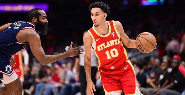 photo l’un des principaux objectifs de zaccharie risacher cet été est la participation à l’eurobasket 2025 avec l’équipe de france. © getty images via afp