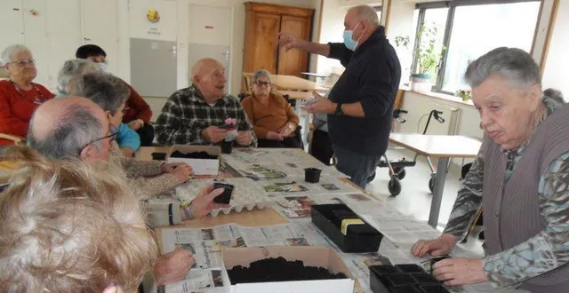 photo  l’après-midi troc plantes à l’ehpad sera une première.  &copy;  le maine libre 