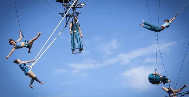 photo  le spectacle « pigments » de la compagnie cirkvost ouvrira le mans fait son cirque en 2025.  &copy;  cécile carlotti 