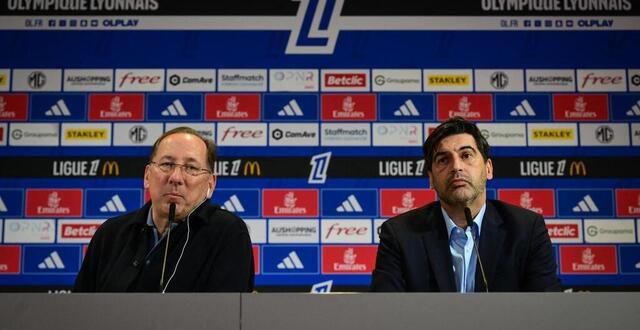photo le président de l’ol john textor (à gauche) va avoir fort à faire face à la dncg pour éviter la rétrogradation administrative en ligue 2. © olivier chassignole / afp