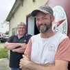 photo gilles cuyamendous, le trésorier, et arnaud lanceleur, le président du full moto club luchois, voient les choses en grand pour leur premier festival d’ampleur, le samedi 24 mai 2025 à luché-pringé (sarthe).