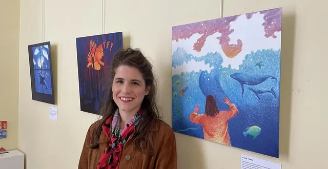 photo  l’artiste laura daniel a dessiné le rêve d’émilie, une flérienne. il est à découvrir au musée du château de flers.  &copy;  ouest-france 
