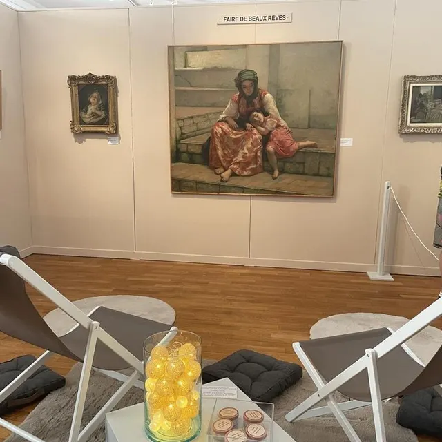 photo le public est invité à prendre son temps et à se poser dans les transats du musée.  ©  ouest-france