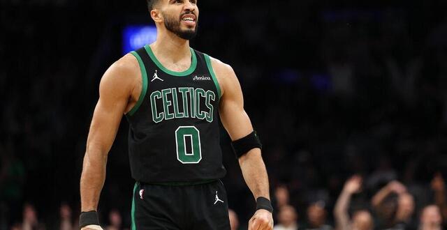 photo jayson tatum a été opéré du tendon d’achille ce mardi 13 mai. © maddie meyer / afp