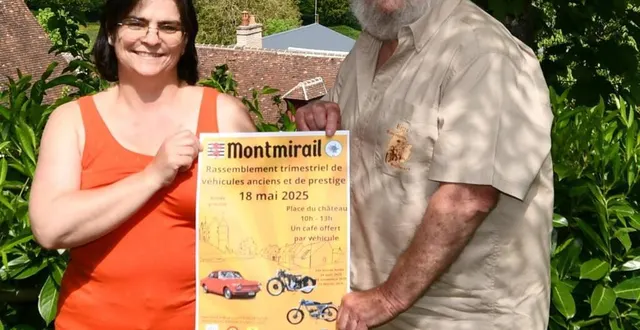 photo  les organisateurs du rassemblement, magalie paumier et marc lesault.  &copy;  le maine libre 