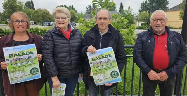 photo  jean-claude martin (au centre) et ses adhérents, jean l’hostis, marie-noëlle troucelier et christiane cochelin, vous donnent rendez-vous pour une balade historique.  &copy;  ouest-france 