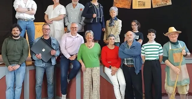 photo  la troupe des vilains joue sa nouvelle pièce « le ravissement d’adèle » les 16, 17 et 18 mai 2025.  &copy;  les vilains 