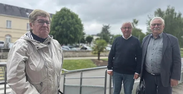 photo  clémence poirier, didier guesdon et didier babonneau, bénévoles à l’unafam, devant le centre psychothérapique de l’orne à alençon.  &copy;  ouest-france 