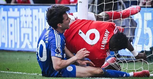 photo à la suite de ce choc contre le poteau, taiwo awoniyi a été opéré d’urgence et placé dans le coma artificiel en soins intensifs. © justin tallis - afp