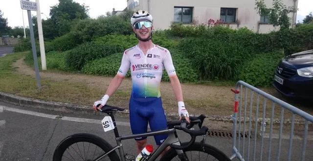 photo  le britannique adam mitchell s’était imposé lors de l’édition 2024 du tour des vallées du haut-anjou, dont l’arrivée avait été jugée au lion-d’angers.  &copy;  archives ouest-france 