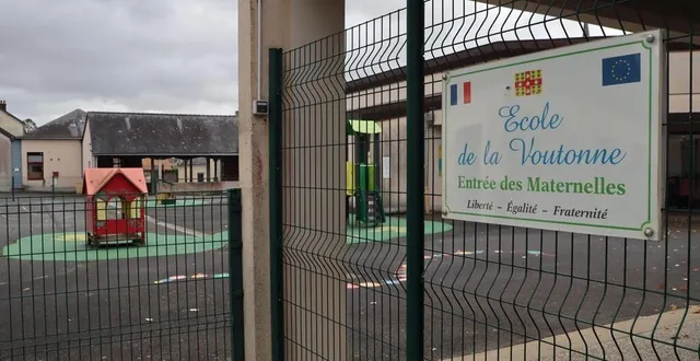 photo  l’école de la voutonne, à précigné (sarthe) a été le théâtre d’un cambriolage dans le week-end du 10 et 11 mai 2025.  &copy;  ouest-france 