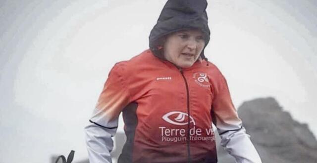photo les conditions climatiques de la transvulcania n’ont pas eu raison de la détermination de la bretonne emmanuelle jacob. © photo : ouest-france