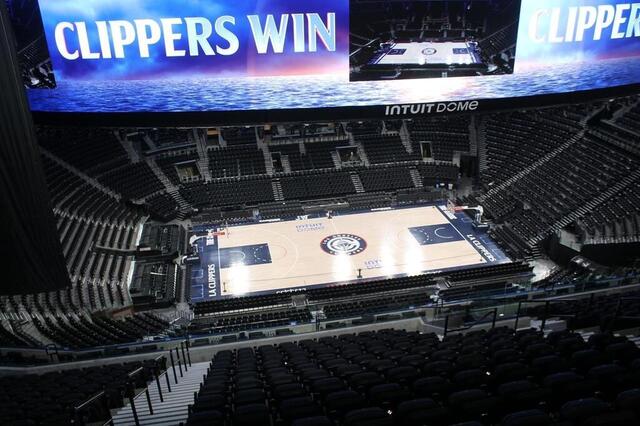 L’Intuit Dome, salle des Los Angeles Clippers en NBA, sera dédiée au tournoi olympique de basket. Stéphane CUGNIER photo l’intuit dome, salle des los angeles clippers en nba, sera dédiée au tournoi olympique de basket. © stéphane cugnier