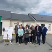 photo  après un an de travaux, les neuf maisons du clos des rosiers ont été inaugurées.  