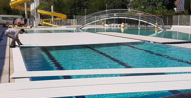 photo  la base aqualudique de loué a fait l’objet de nombreux travaux avant sa réouverture samedi 17 mai 2025.   &copy;  le maine libre 