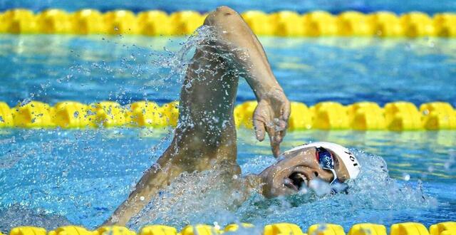 photo à 33 ans, sun yang fait son retour dans les bassins. © str / afp