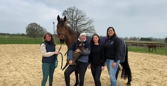 photo  pauline renou, lise garnier, manon joube et charlène blondeau organisent dimanche 18 mai 2025 la 1re édition d’un salon du bien-être mêlant animaux et hommes.  &copy;  lise garnier 