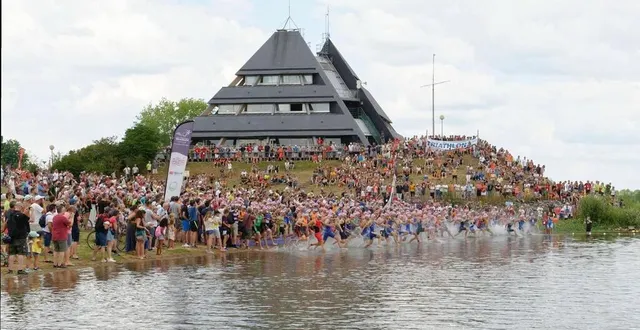photo  le site du lac de maine est le départ des différentes courses.  &copy;  françois maisonneuve 