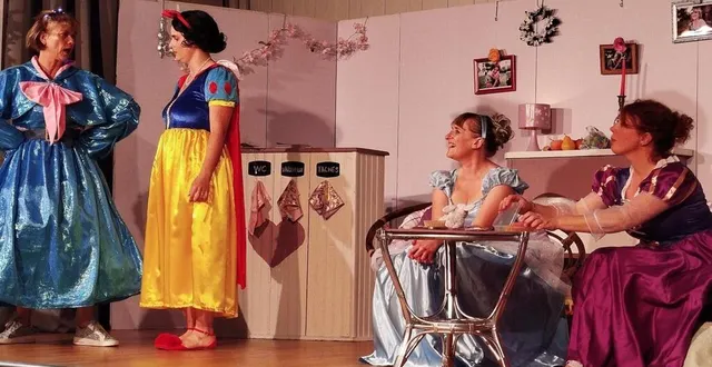 photo  les belles et leur marraine à la recherche du prince charmant.  &copy;  le maine libre 