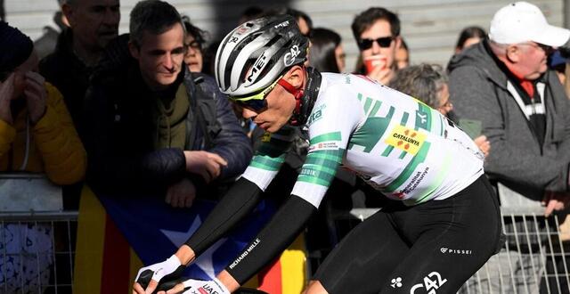 photo juan ayuso (uae team emirates) ici sur le tour de catalogne. © josep lago / afp