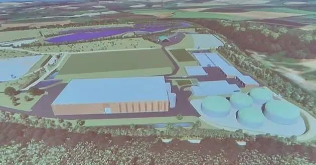 photo  le futur site de la société paprec modélisé.   &copy;  paprec 