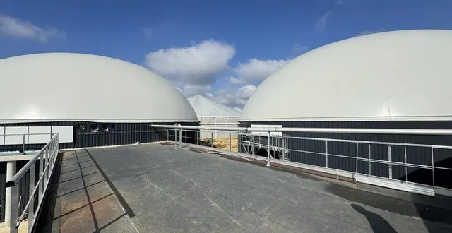 photo  une unité de méthanisation dans l’orne.  &copy;  ouest-france 