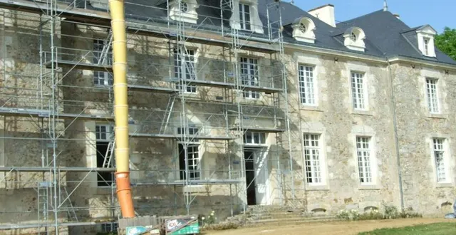 photo  le château de la chesnaye est en cours de restauration depuis 2023.  &copy;  ouest-france 