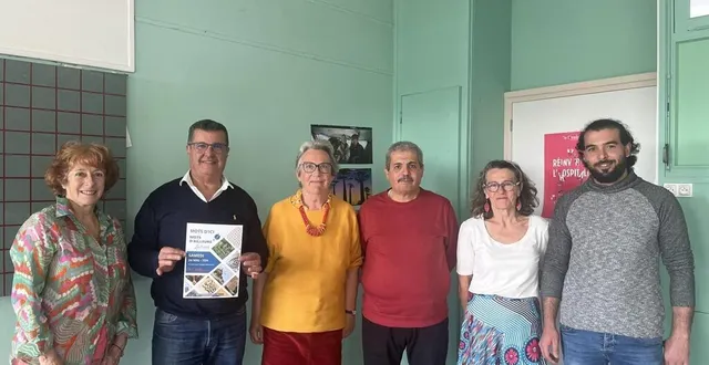 photo  les bénévoles se sont réunis pour une répétition dans le local de la cimade, lundi 12 mai, à argentan.  &copy;  ouest-france 