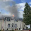 photo l’incendie s’est déclaré dans une maison, rue de la gare, ce samedi 17 mai.
