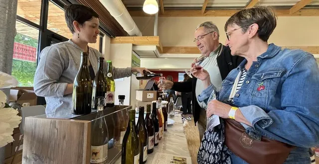 photo  le salon des jasnières et coteaux du loir est maintenant à l’abri de la pluie.  &copy;  ouest-france. 