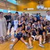 photo  troisièmes de nf2, les joueuses du lmb sont reparties de pessac avec une médaille autour du cou. 