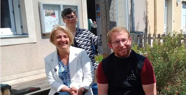 photo  isabelle raimbault, adjointe aux solidarités et à l’action sociale, adeline roi, directrice adjointe du vpr, geoffrey flécheux, animateur jeunesse.  &copy;  co 