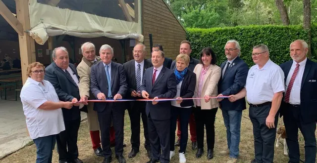 photo  la dernière réunion a rimé avec inauguration des travaux de l’hippodrome.  &copy;  le maine libre 
