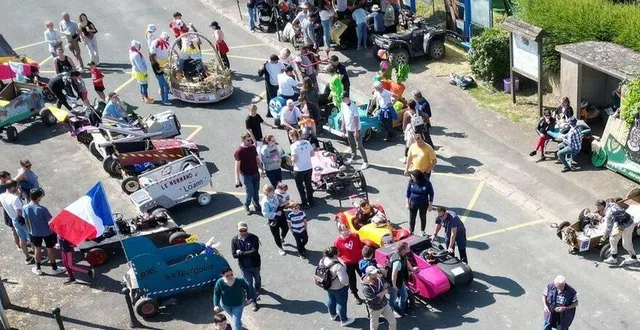 photo  la seconde édition de la course de caisses à savon aura lieu dimanche 1er juin. 70 bénévoles y travaillent d’arrache-pied. en 2024, le rendez-vous avait rassemblé 3 000 spectateurs. lire page 8.  &copy;  archives ouest-france 